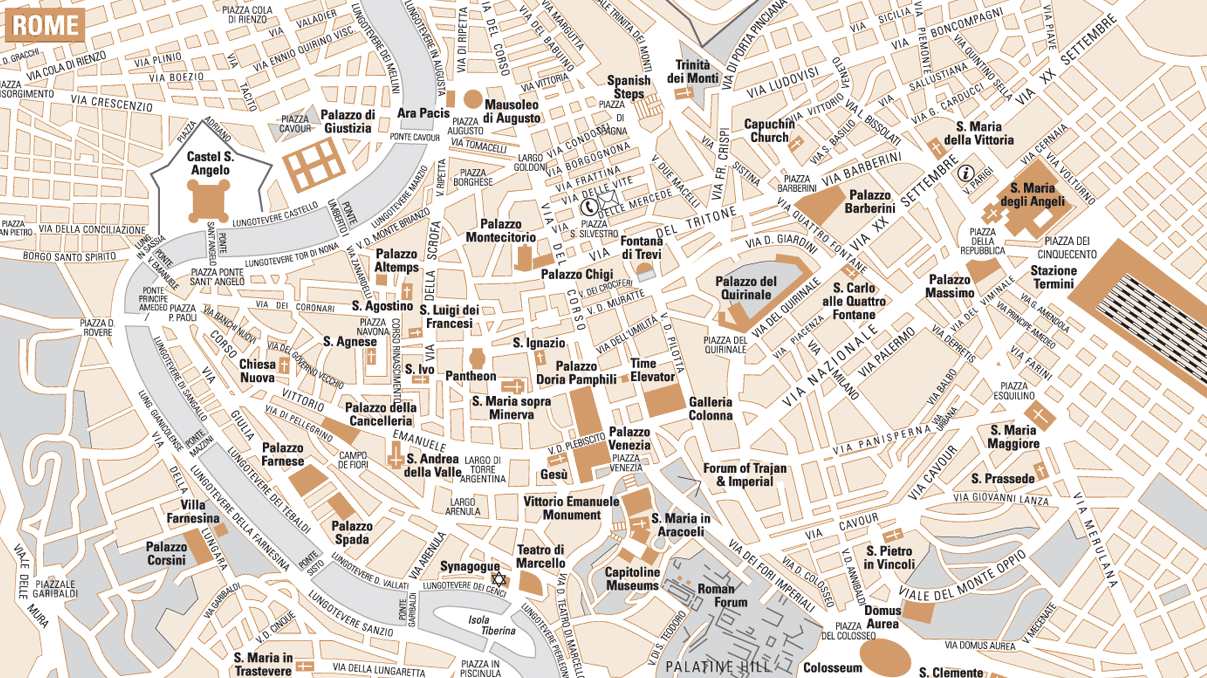 map roma